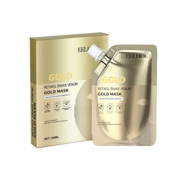 Gold Retinol Snake Venom Peel off Mask Remove Blackheads Deep Cleansing Shrink Pores Moisturizing Facial Mask Skin Care Products