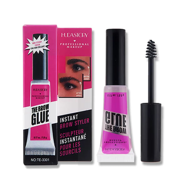 Eyebrow Shaping Gel Transparent Waterproof Eyebrow Shaping Gel Natural Long Lasting 3D Eyebrow