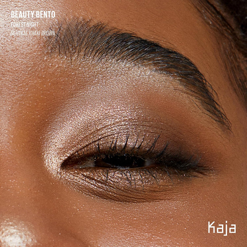 Beauty Bento Collection | Mosaic Chrome + Shimmer + Matte | 19 Forest Night - Khaki Brown | 2019 Best of Beauty Award in Glitter-Pressed Category