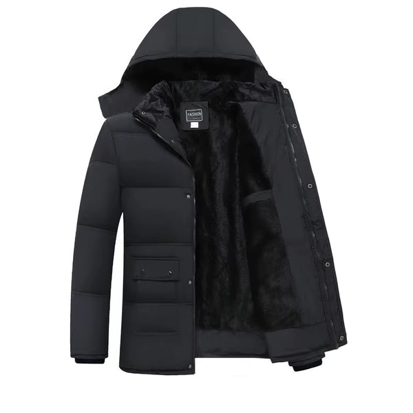 Winter Coat Men Fashion Mens Parkas Thicken Male Thick Warm Coat Parkas Hooded Winter Windproof Man Jacket for Men Clothes Parka