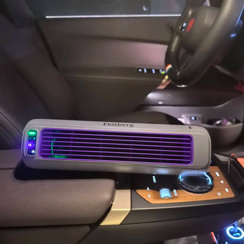 New Car Portable Fan 3 Unbeatable Features Air Fan+Negative Ion Fresh Air+Ozone Elimination Car Automotive Electronics Part