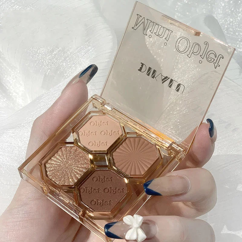 Palette Pearly Eyeshadow Glitter Earth Color Eyeshadows Shiny Eye Shadow Pallet Makeup Pigmentos Natural Cosmetic Free Shipping
