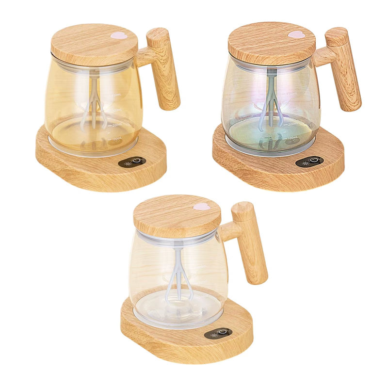Electric Mixing Mug Multipurpose Heater Pad Coffee Mug Warmer for Coffee/Milk/Protein Powder High Speed 400Ml Self Stirring Cup