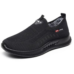 New 2021 Casual Sneakers Men Breathable Lightweight Mens Furry Warm Shoes Sneakers Shoes for Man Tenis Masculino Warm Shoes
