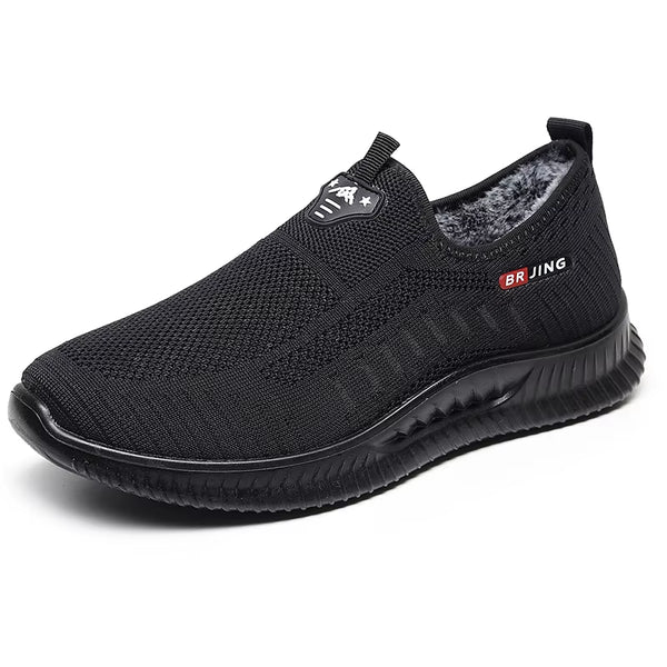 New 2021 Casual Sneakers Men Breathable Lightweight Mens Furry Warm Shoes Sneakers Shoes for Man Tenis Masculino Warm Shoes