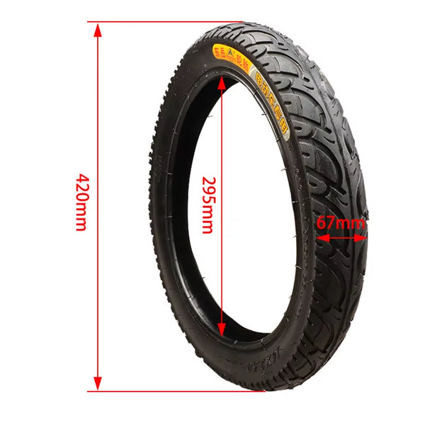 16X2.5 Tires 16X2.50 Tires Are Suitable for Electric Bicycles, Children'S Bicycles, Small BMX and Scooters